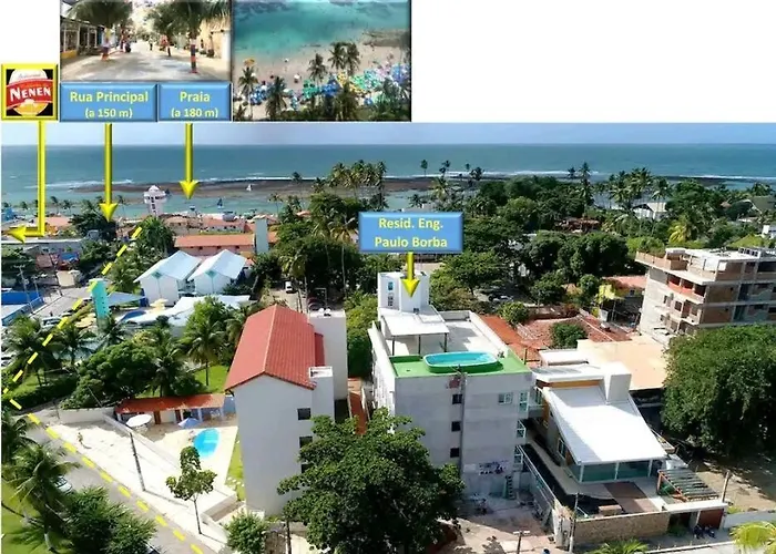 Espaço inteiro: No centro de Pôrto das Galinhas